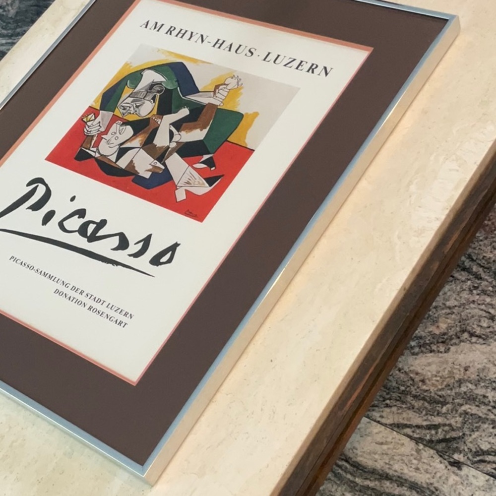 Pablo Picasso Picture Exhibition AM RHYN HAUS LUZERN Art Vintage Museum Framed - Picture 7 of 16